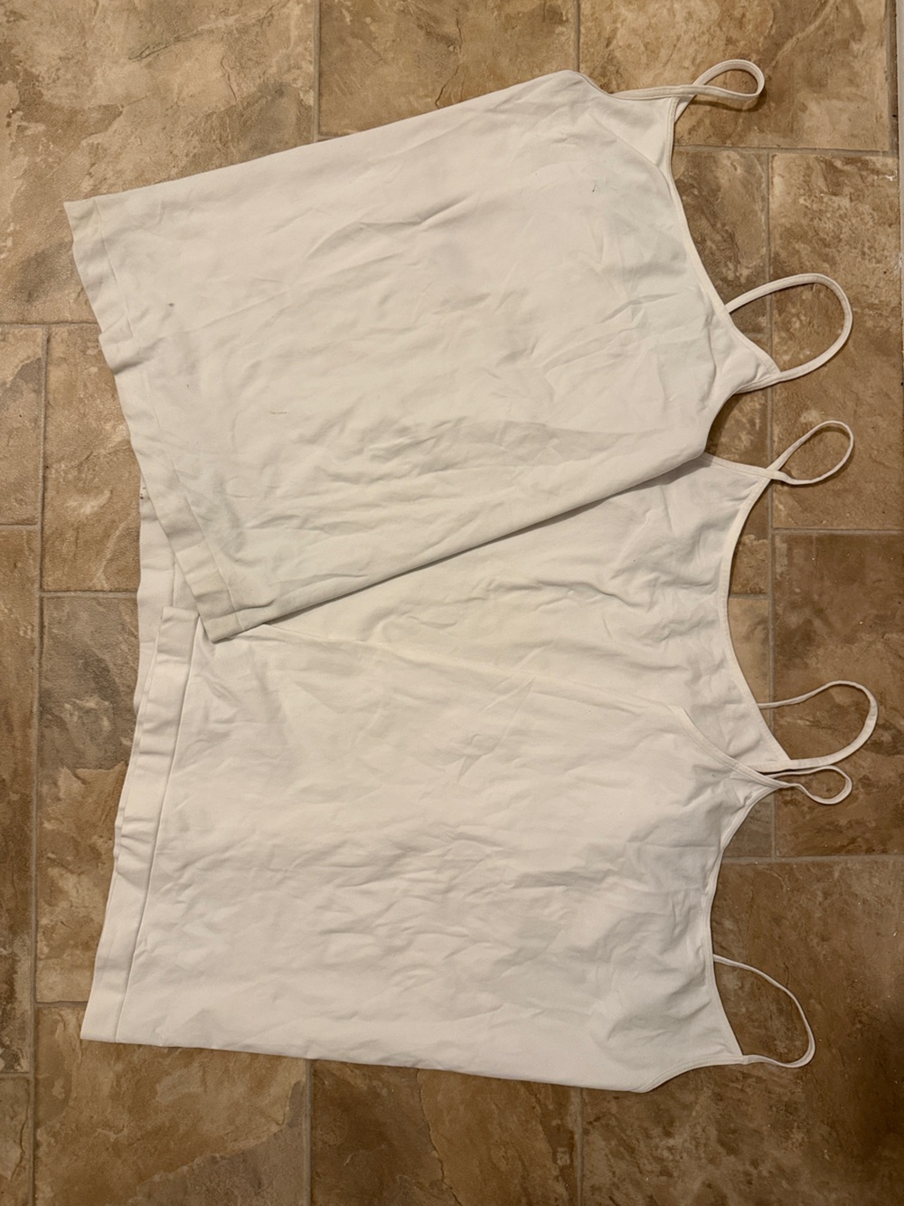 Ingrid & Isabel White Spaghetti Strap Camisole Duo